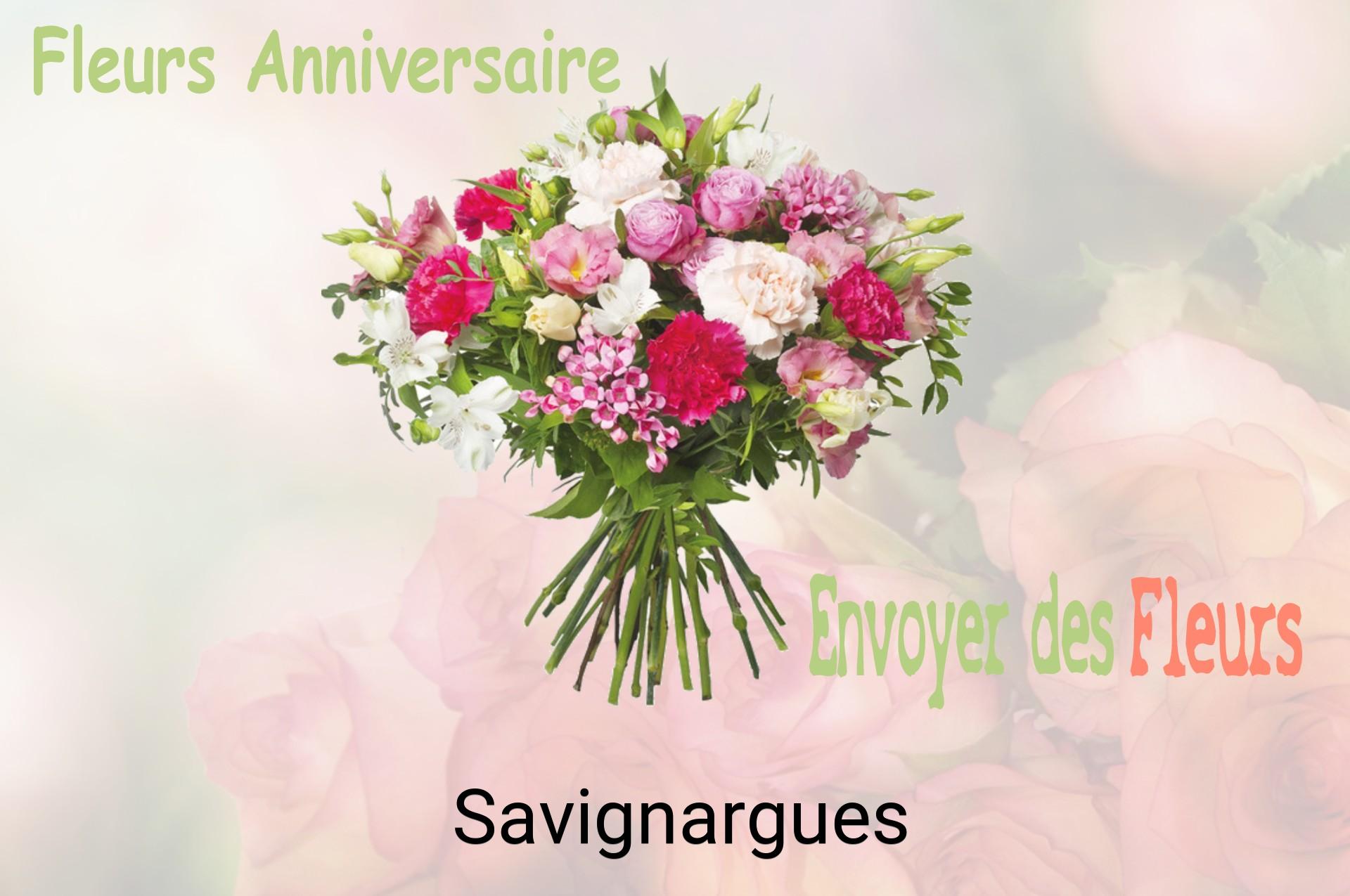 Bouquet de fleurs d’anniversaire livré à Savignargues